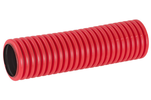 Труба для защиты кабеля жесткая тип 450 красная d=200мм (6м)